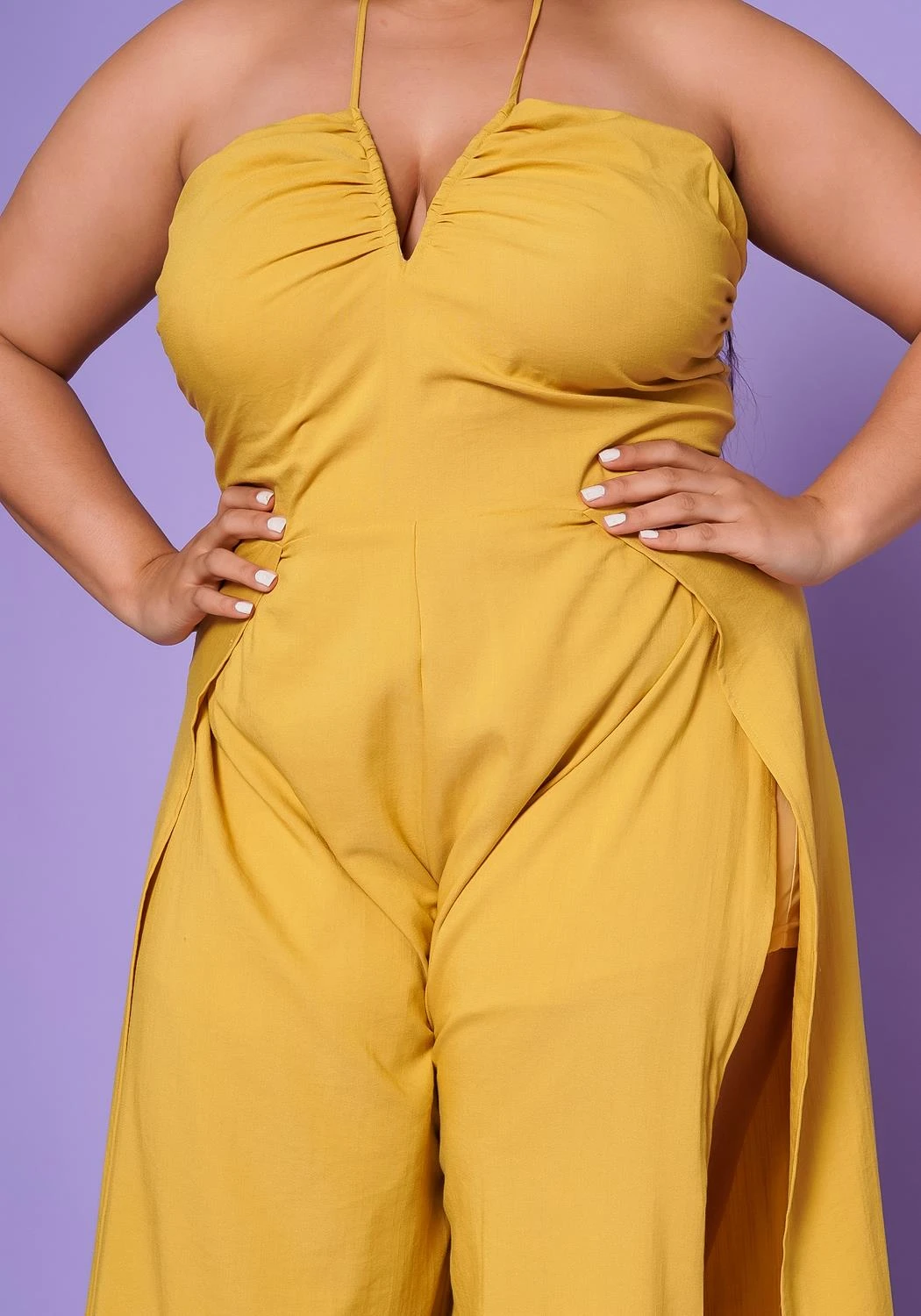 Plus Size Inresistable Tall Flare Leg Jumpsuit 5 Plus Size Inresistable Tall Flare Leg Jumpsuit - Image 5