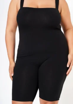 Plus Size Simply Flawless Cotton Cami Romper -Asoph Fashion Shop 2022590 001 4