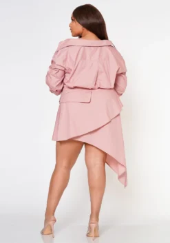 Plus Size Fashion Statement Button Front Dress -Asoph Fashion Shop 2022601 001 4