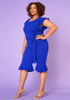 Plus Size Occasional Biker Romper -Asoph Fashion Shop 2022643 005 3