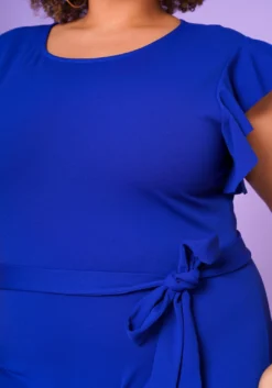 Plus Size Occasional Biker Romper -Asoph Fashion Shop 2022643 005 5