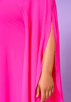 Plus Size One Shoulder Maxi Flare Dress -Asoph Fashion Shop 2022644 003 6