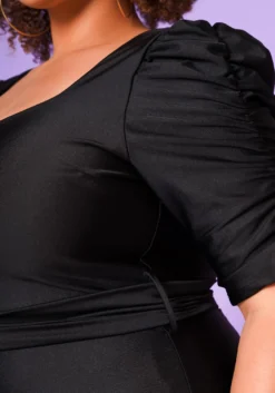 Plus Size Sweetheart Neck Satin Jumpsuit -Asoph Fashion Shop 2022654 001 5