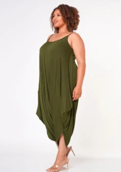 Plus Size Harem Cami Jumpsuit -Asoph Fashion Shop 2022665 003 3