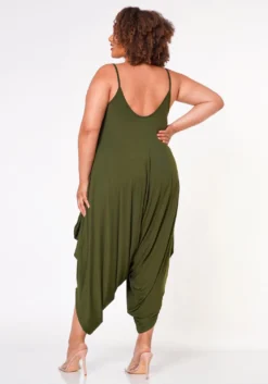 Plus Size Harem Cami Jumpsuit -Asoph Fashion Shop 2022665 003 4