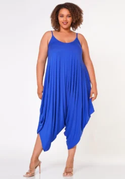 Plus Size Harem Cami Jumpsuit