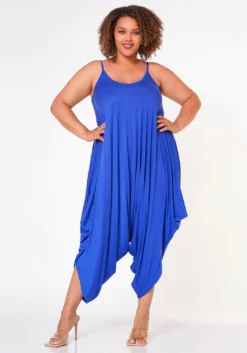 Plus Size Harem Cami Jumpsuit -Asoph Fashion Shop 2022665 004 2