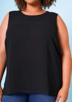 Plus Size Relaxed Fit Sleeveless Shirt -Asoph Fashion Shop 2022681 001 4